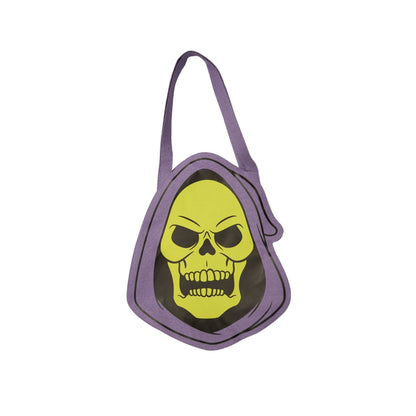 ⚠️PREVENTA IMPORTACIÓN Tote Bolsa Skeletor Cakeworthy brilla en la obscuridad *Se enviará alrededor de 15 a 20 días habiles después de su compra* Masters of the Universe
