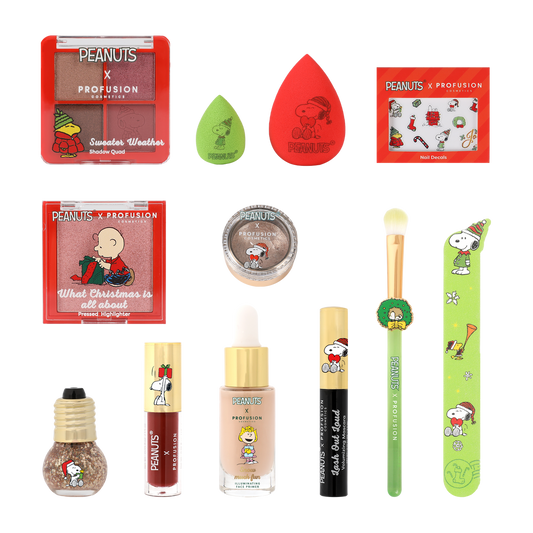 Snoopy Peanuts Make up maquillaje x Profusion Giftset Calendario de Adviento 12 regalos