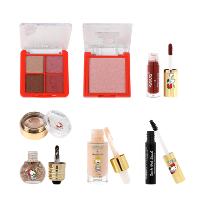 Snoopy Peanuts Make up maquillaje x Profusion Giftset Calendario de Adviento 12 regalos