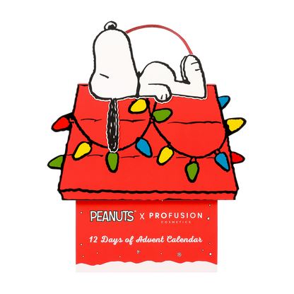 Snoopy Peanuts Make up maquillaje x Profusion Giftset Calendario de Adviento 12 regalos