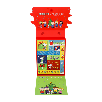 Snoopy Peanuts Make up maquillaje x Profusion Giftset Calendario de Adviento 12 regalos