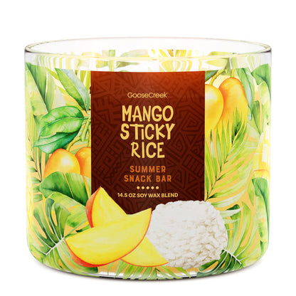 Goose Creek Vela Tres Pábilos Mango Sticky Rice
