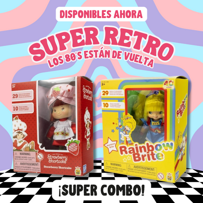 Combo Coleccionable Rosita Fresita + Rainbow Brite