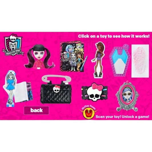 McDonald's Happy Meal Monster High Año 2015