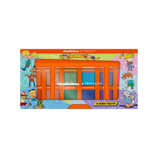 Nickelodeon Nick 90s Paleta de 18 Tonos - caja