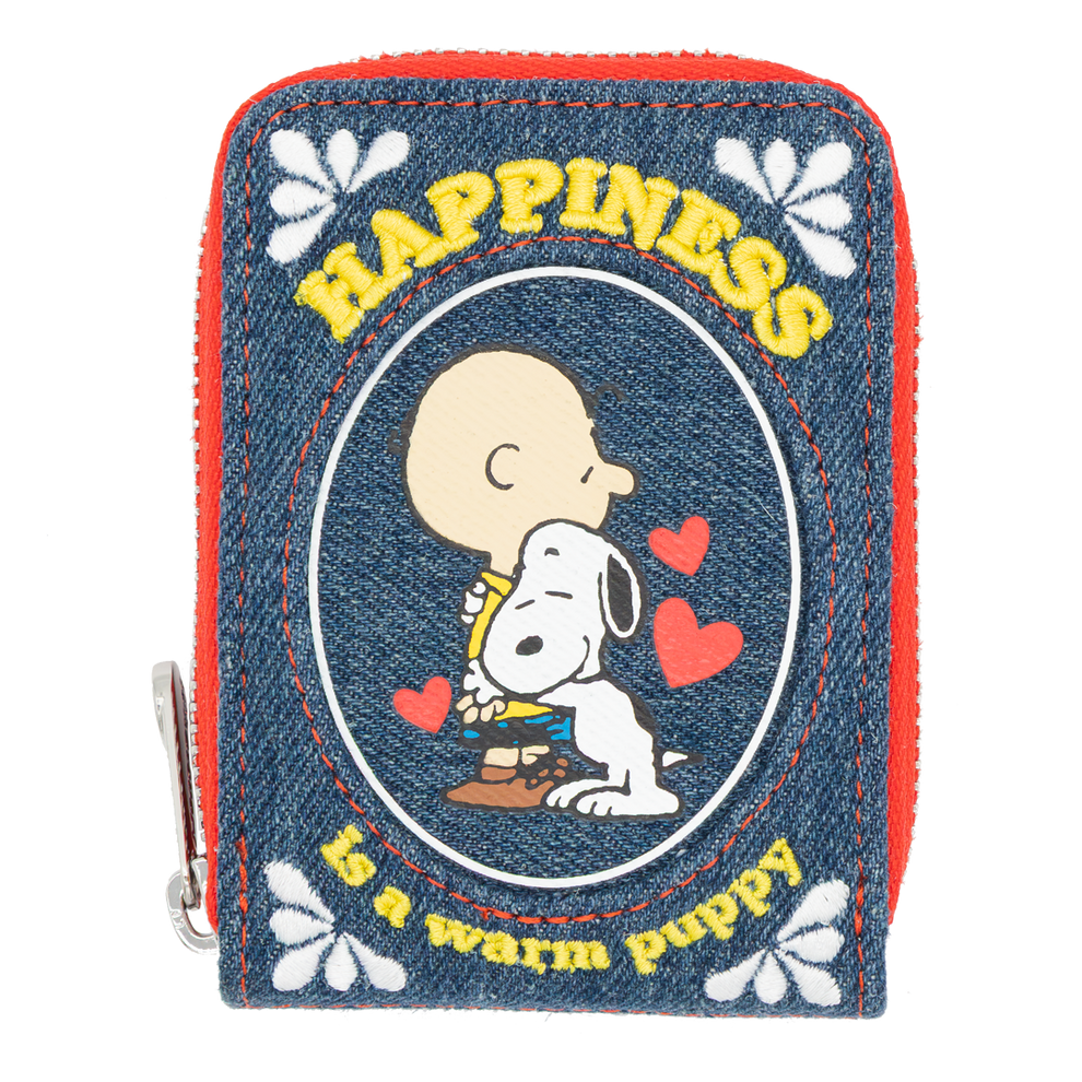 Cartera tarjeterero Snoopy Peanuts Whatever makes you happy