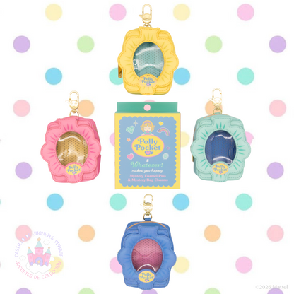 ⚠️PREVENTA IMPORTACIÓN Charm bolsita sorpresa. Con Pin (al Azar) Polly Pocket Se enviará aprox 7-10 días habiles después de su compra