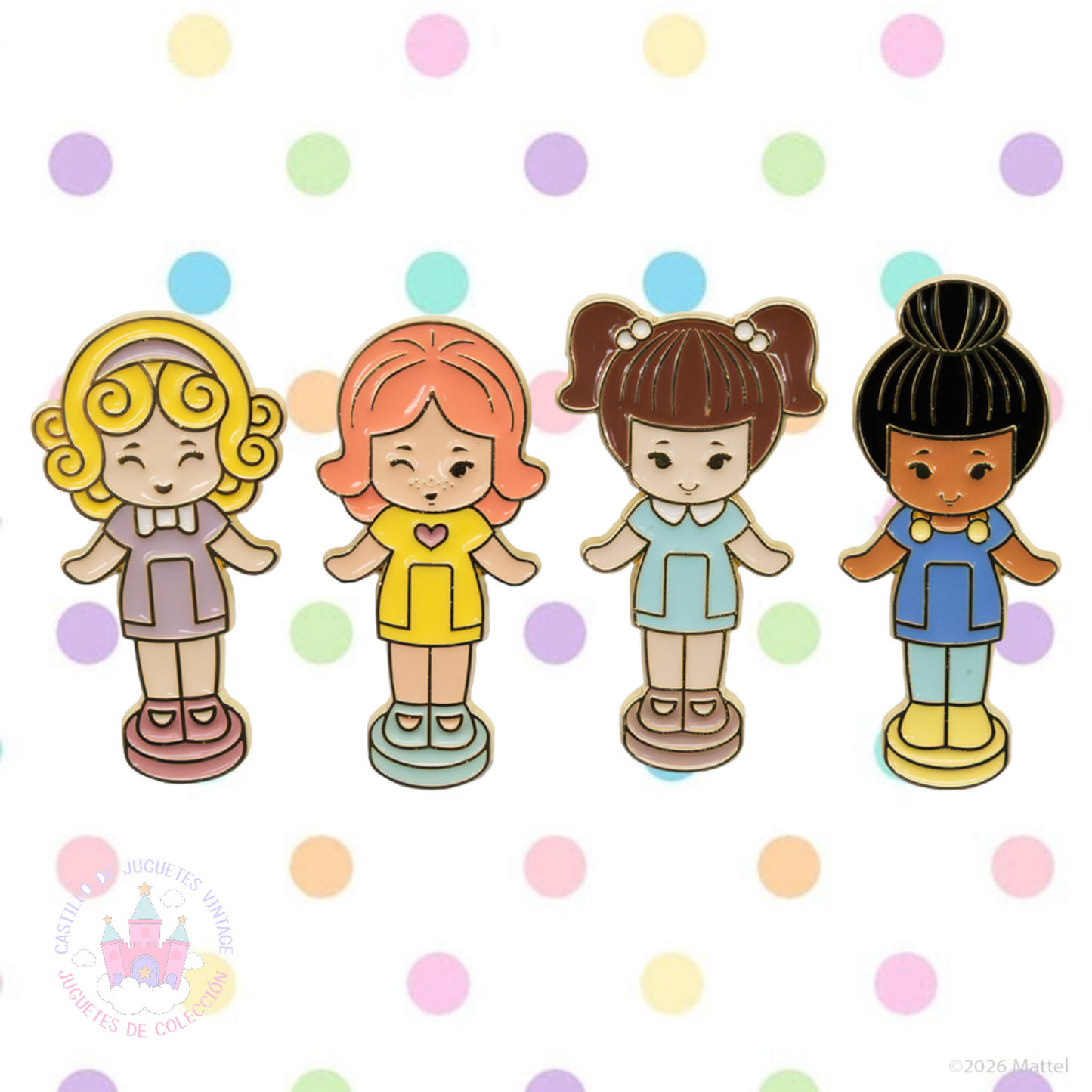 ⚠️PREVENTA IMPORTACIÓN Charm bolsita sorpresa. Con Pin (al Azar) Polly Pocket Se enviará aprox 7-10 días habiles después de su compra