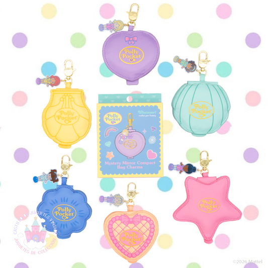 ⚠️PREVENTA IMPORTACIÓNCharm llavero con espejo sorpresa. Blind bag (al Azar) Polly Pocket Se enviará aprox 7-10 días habiles después de su compra