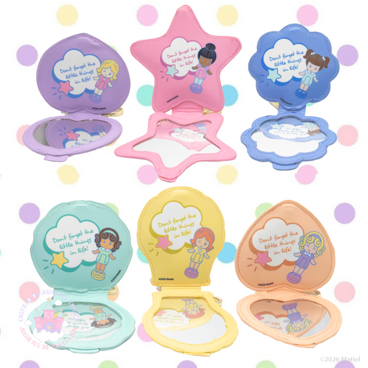 ⚠️PREVENTA IMPORTACIÓNCharm llavero con espejo sorpresa. Blind bag (al Azar) Polly Pocket Se enviará aprox 7-10 días habiles después de su compra