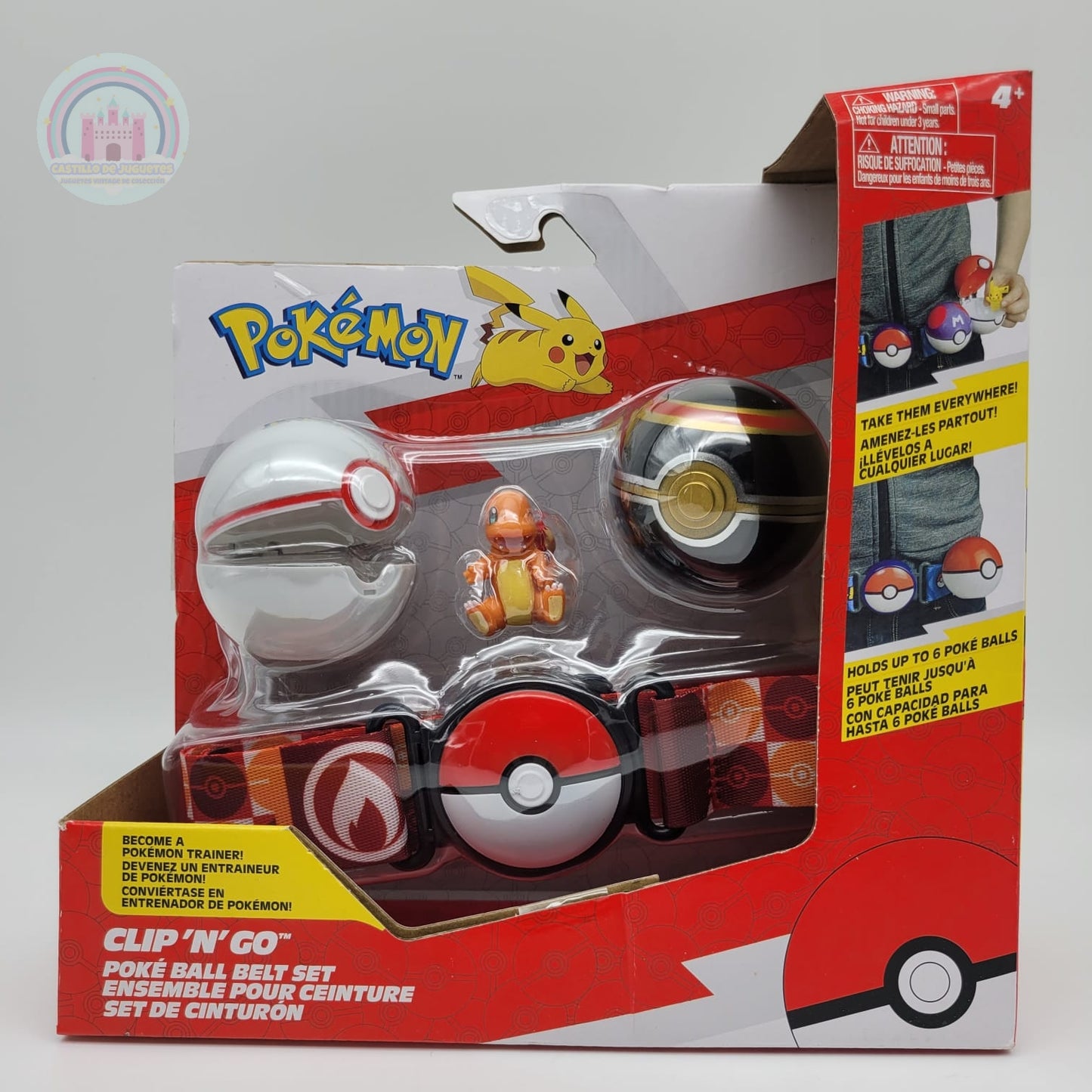 Pokemon Set de Pokebolas y Cinturón