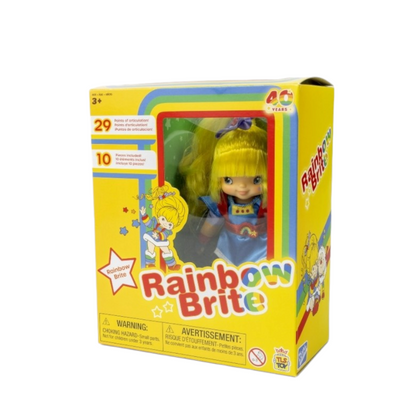 Muñeca Rainbow Brite 40 Aniversario con 4 accesorios sorpresa