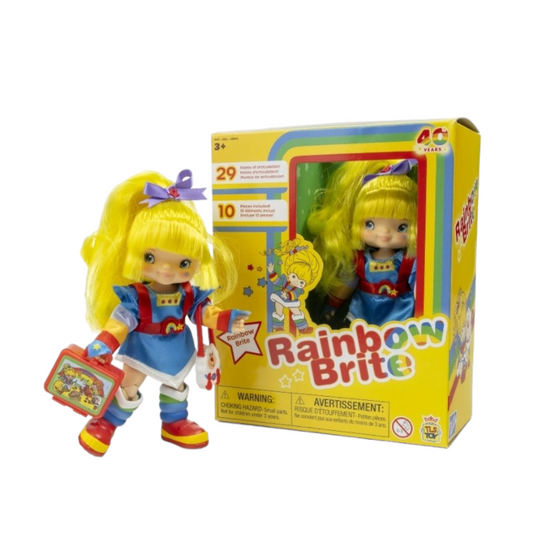 Muñeca retro Rainbow brite 40 aniversario accesorios sorpresa