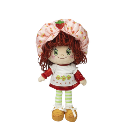 Muñeca retro Rosita fresita tela rag doll