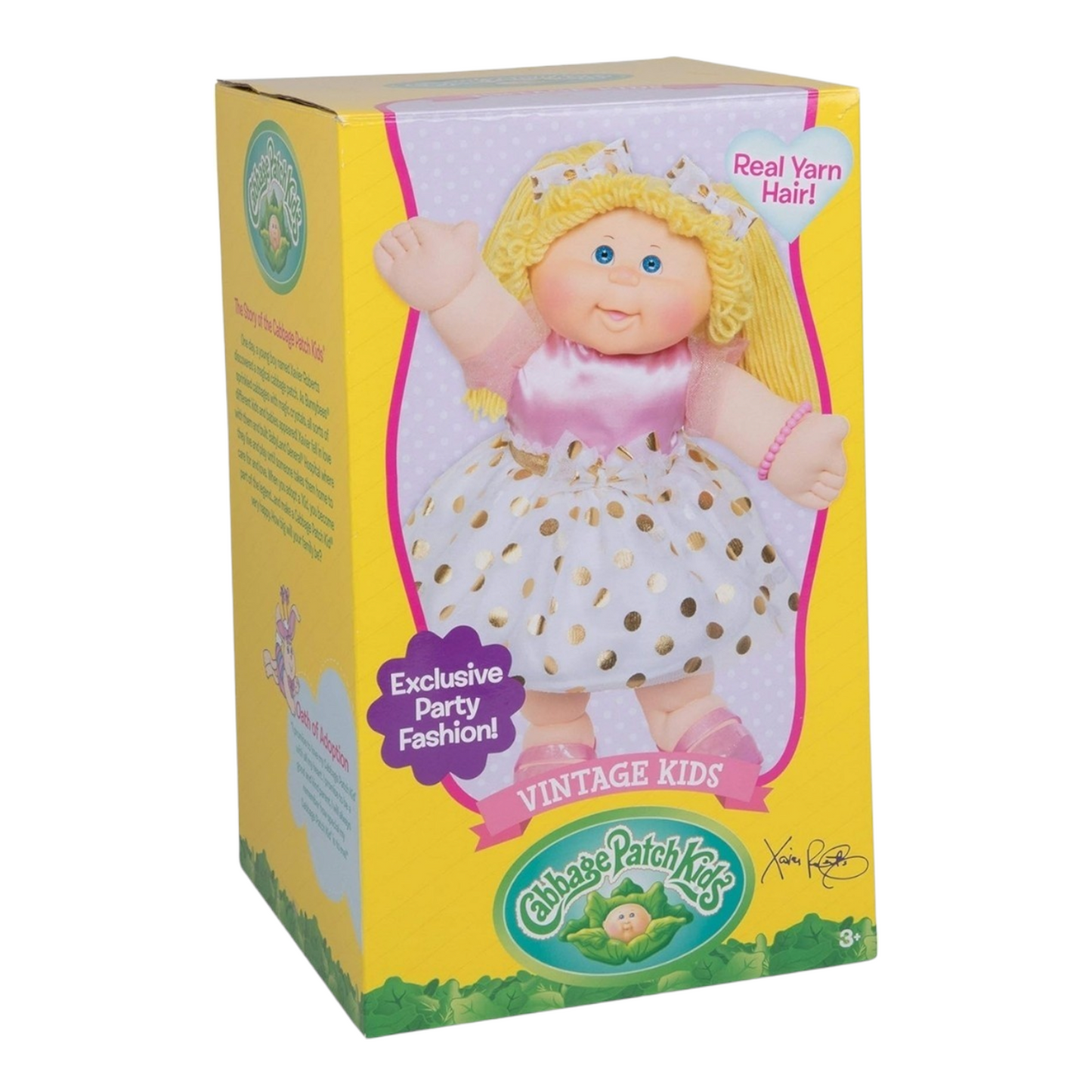 Cabbage Patch Retro Vintage kids rubia Caja maltratada