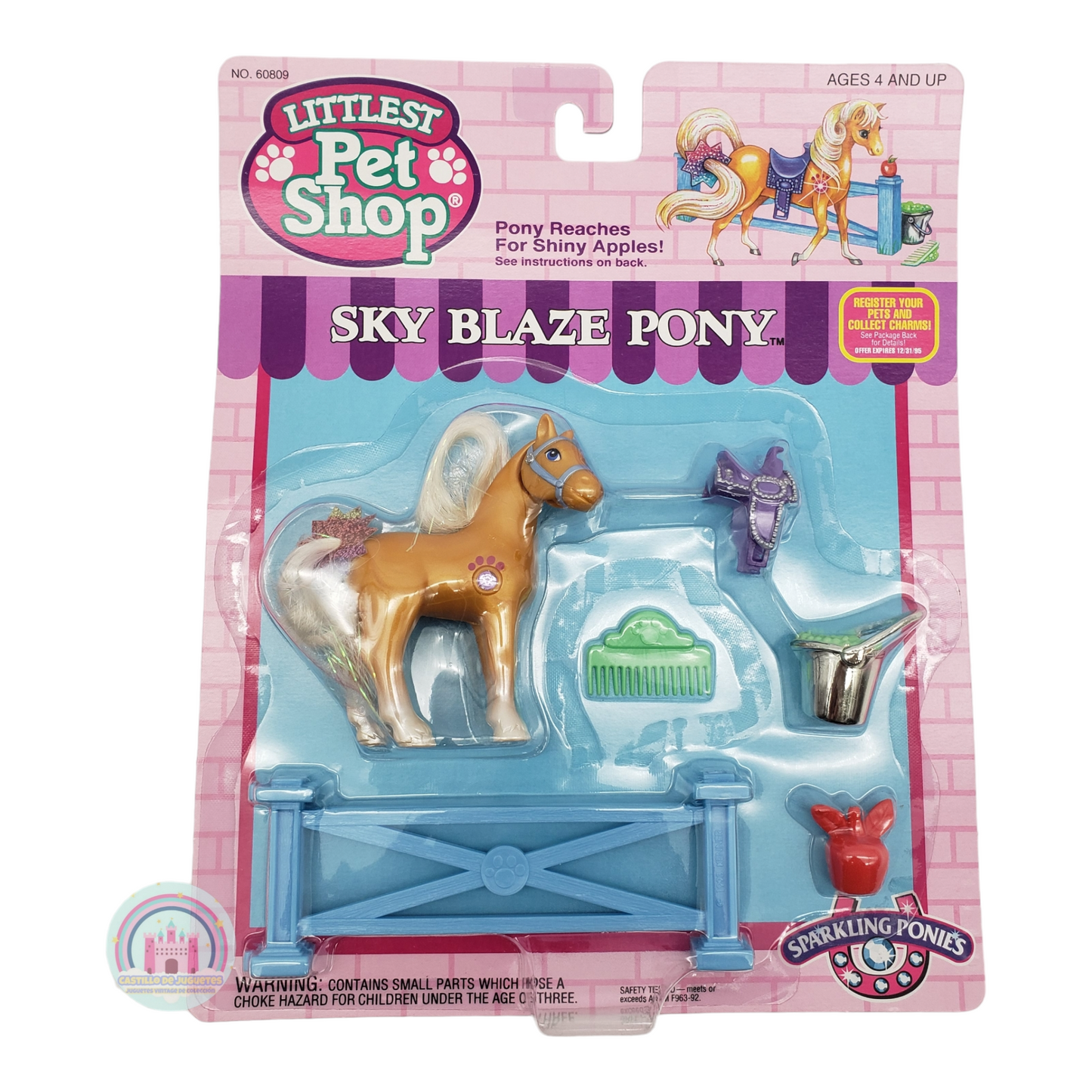 Pet shop Kenner Vintage Sky Blaze Pony