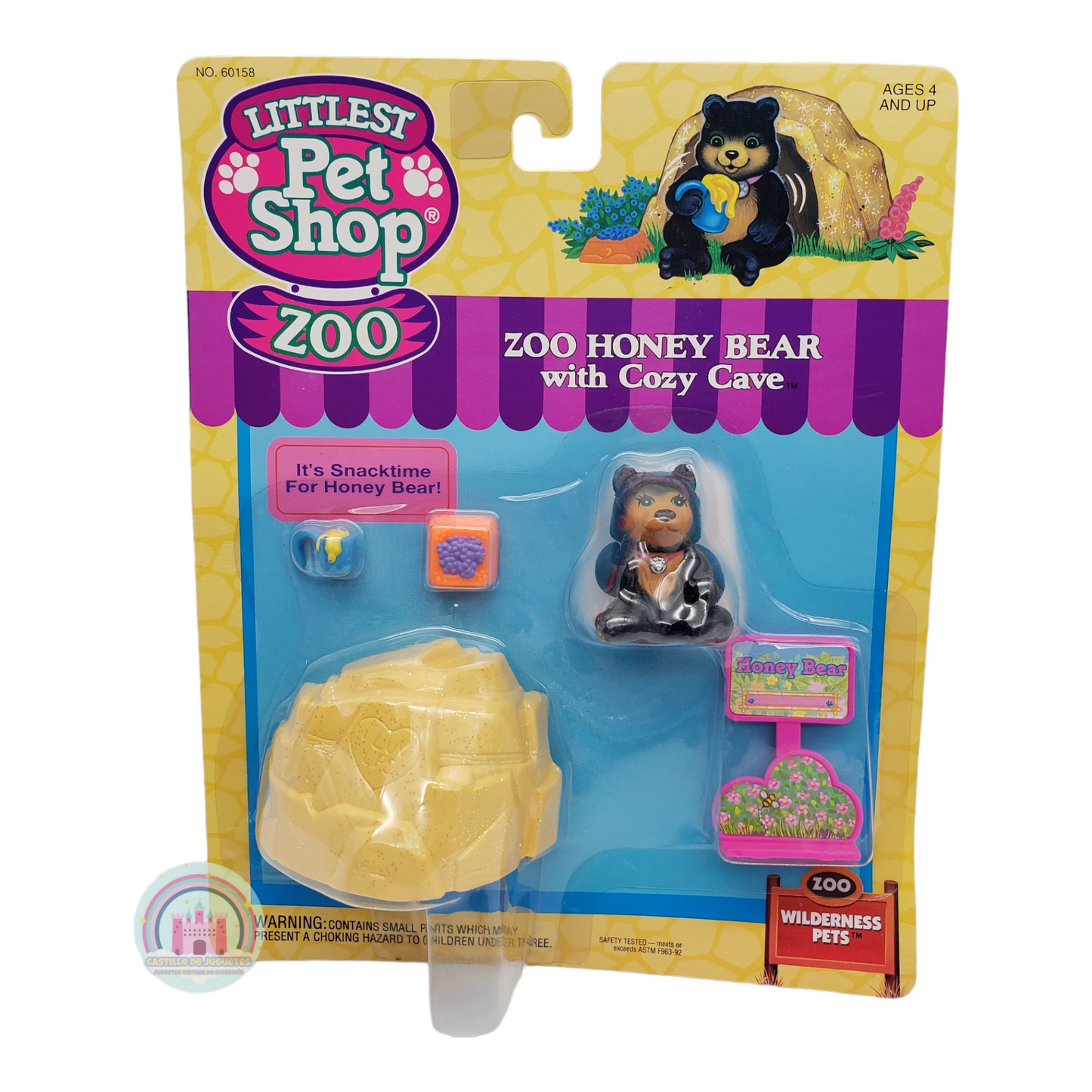 Littlest Pet shop Vintage Kenner Zoo Honey Bear