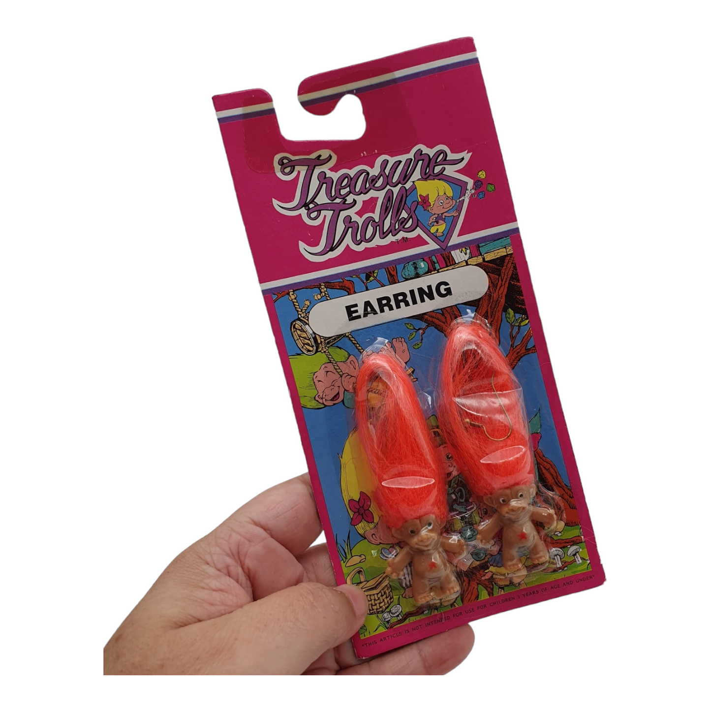 Ver colores Aretes de Troll Vintage Treasure trolls