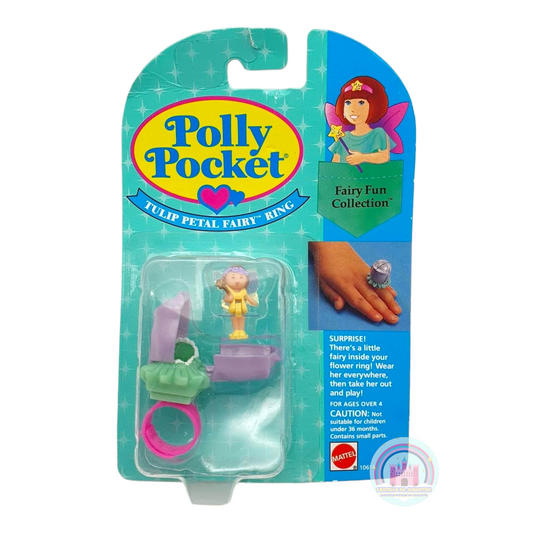 Anillo Polly Pocket Vintage Tulip petal fairy