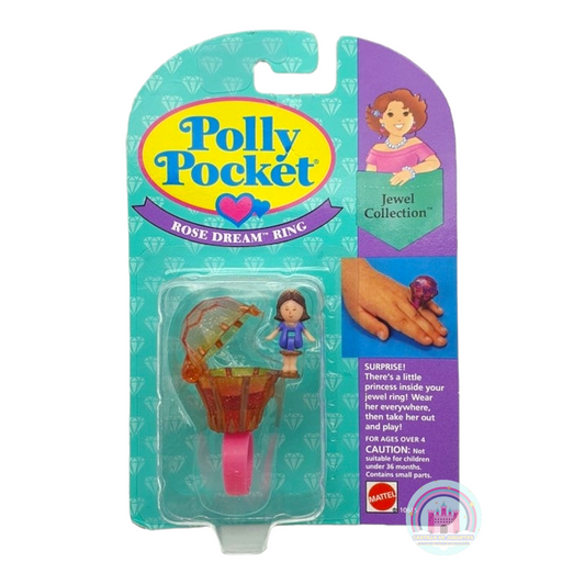 Anillo Polly Pocket - Rose Dream (vintage)