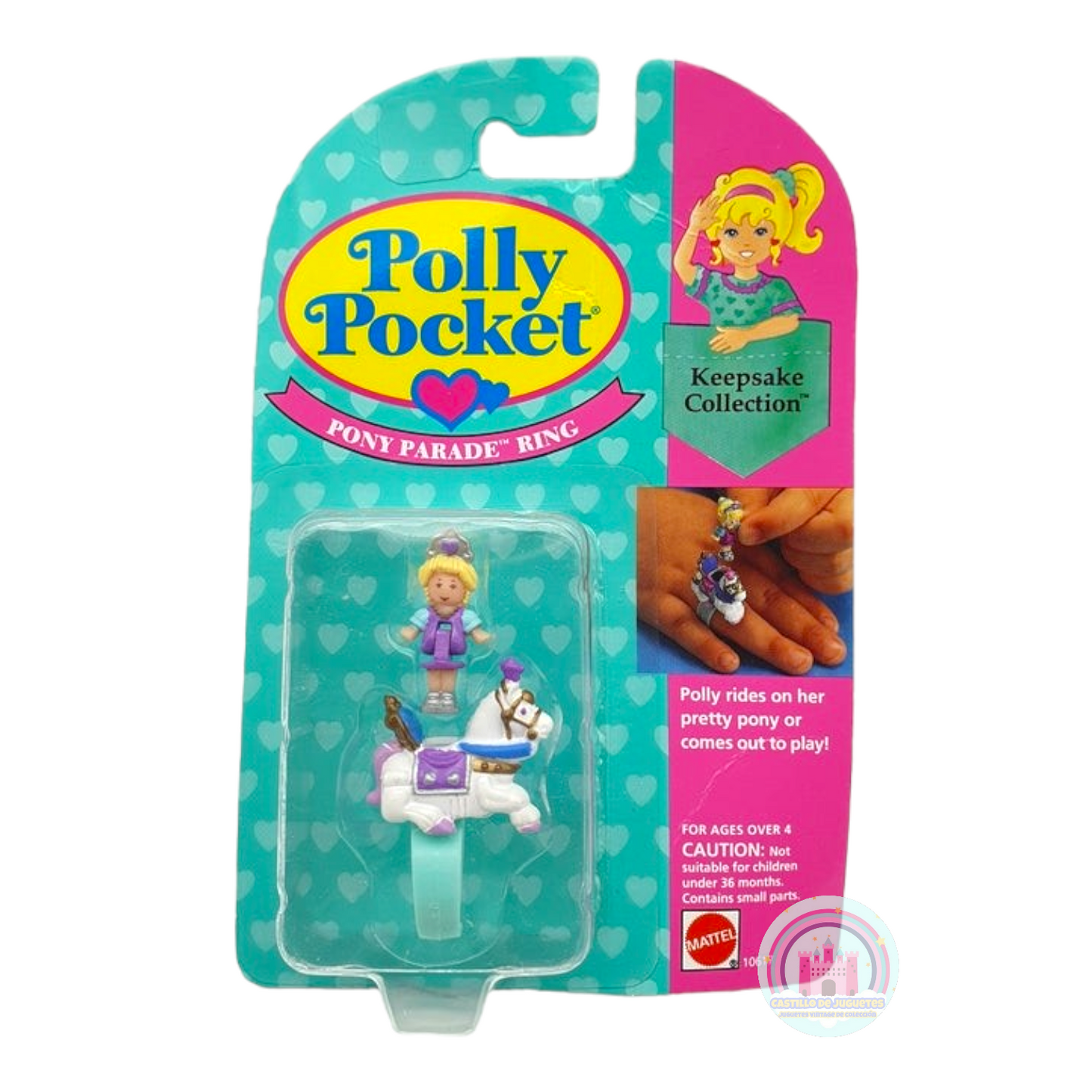 Anillo Polly Pocket - Pony Parade (vintage)