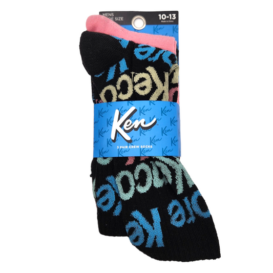 Ken Kencore calcetas crew socks Adulto 3 pares