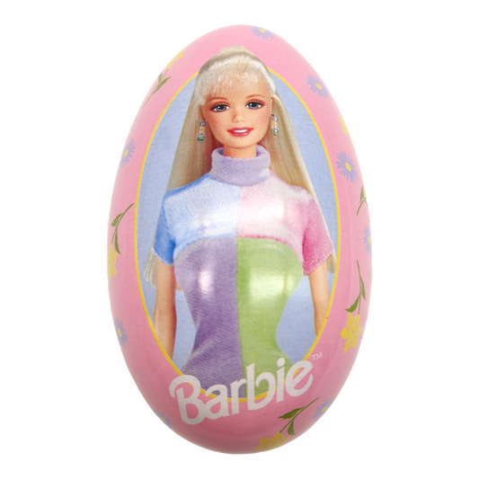 Barbie "Russell Stover" huevo de pascua de metal (rosa)