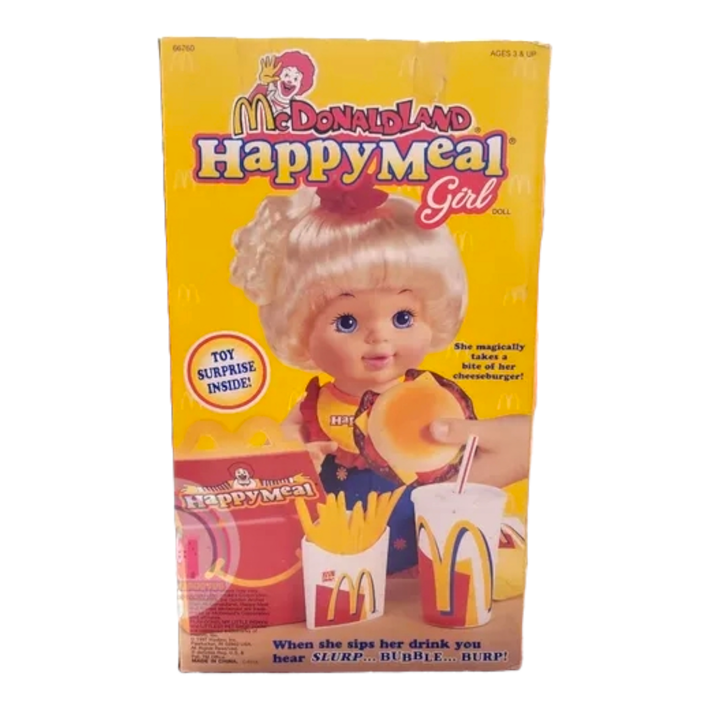 Muñeca Vintage Mcdonald's Happy Meal McDonaldland