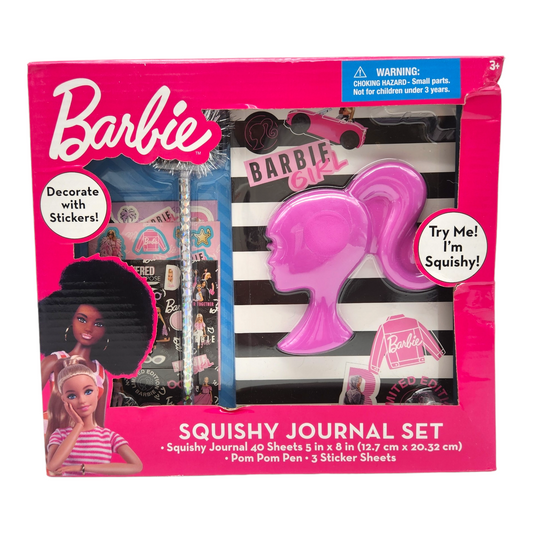 Journal set Barbie squishy (caja con detalles estéticos)