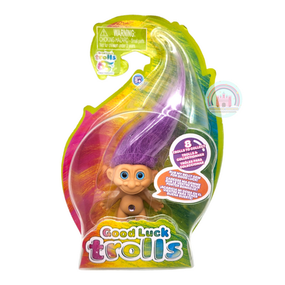 Good luck troll pequeño 65 aniversario Retro "Confidence"