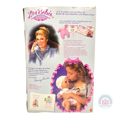 Dreamland Babies Mattel (Ropita con manchitas de edad y almacenamiento) Bebés de los Sueños