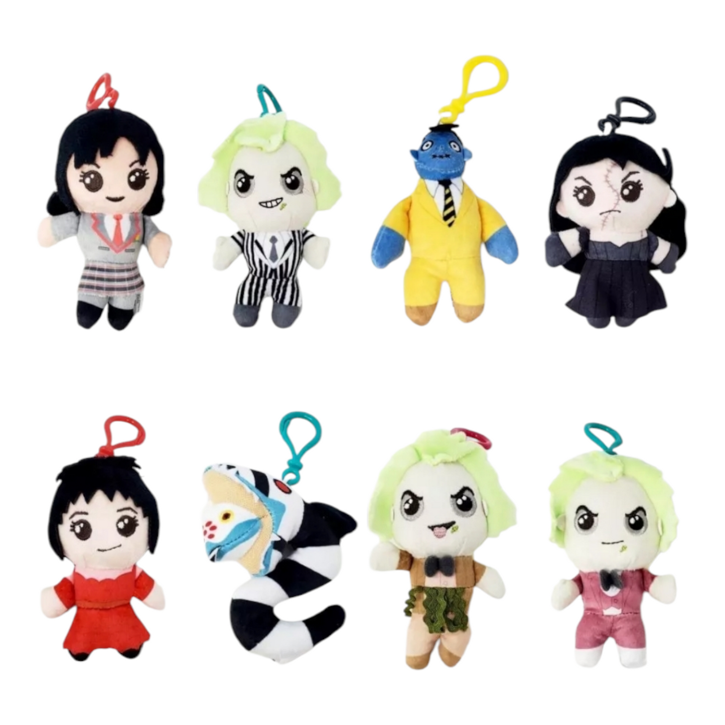 Beetlejuice Dangles Llavero Peluche Figura a elegir