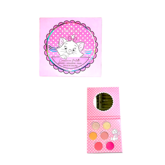 Paleta de complexion con bronzer, highlighter y/p blush make-up maquillaje