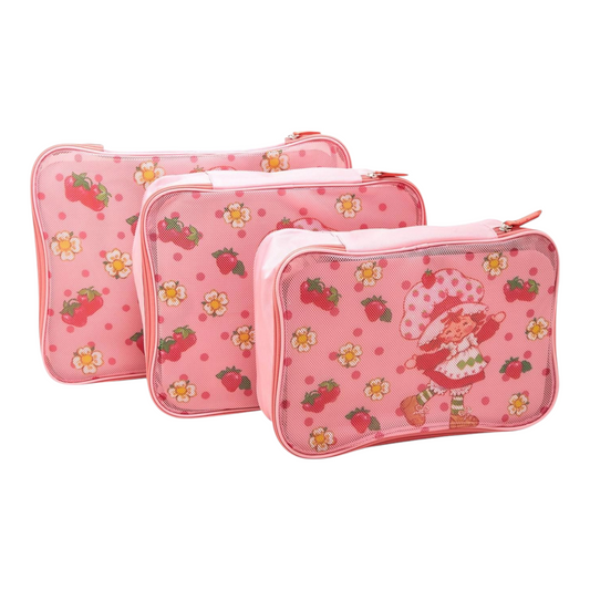 packing cubes bolsitas organizadoras Strawberry shortcake set de 3