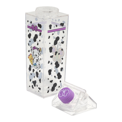 Spottie Dottie Sanrio botellita de acrílico tipo envase de leche 16 oz.