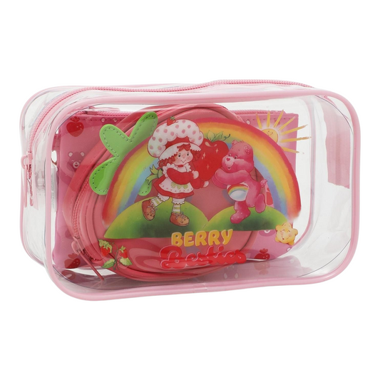 Set de 3 bolsitas/estuches Strawberry shortcake con Care bears