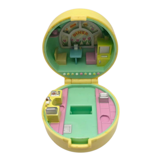 Polly pocket vintage 50s Dinner ring case segunda mano