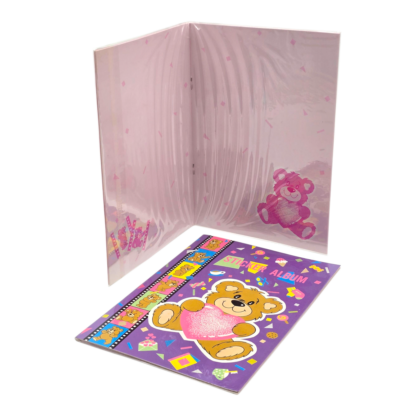 Sticker album Vintage Nuevo (1 album coleccionador) Morado Papelería Vintage