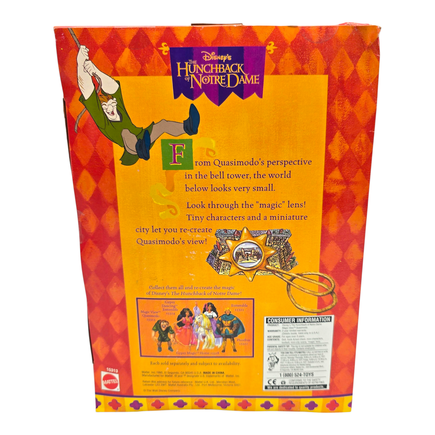 Quasimodo Jorobado de Notre Dame Mattel Vintage