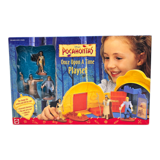 Pocahontas Vintage Once upon a time playset