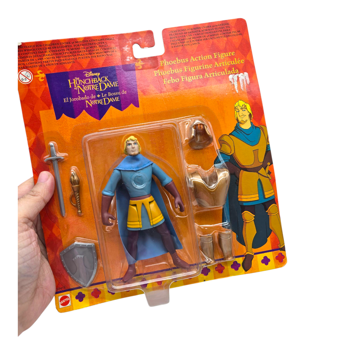Set de Figuras Jorobado de Notre Dame Mattel Vintage