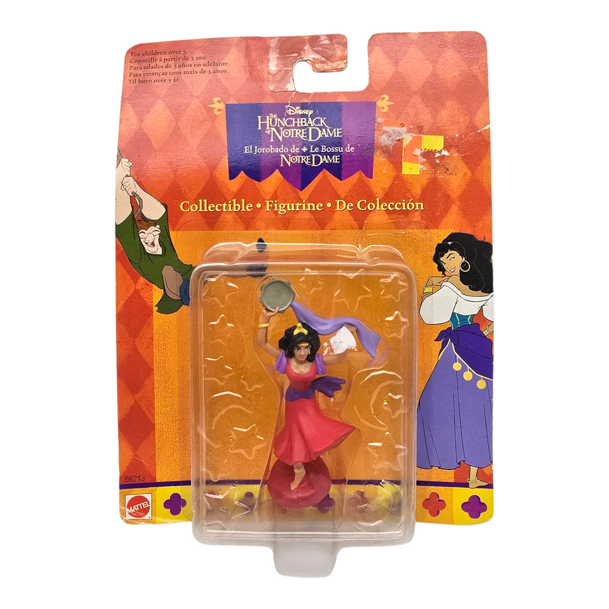 Set de Figura Jorobado de Notre Dame Mattel Vintage Esmeralda