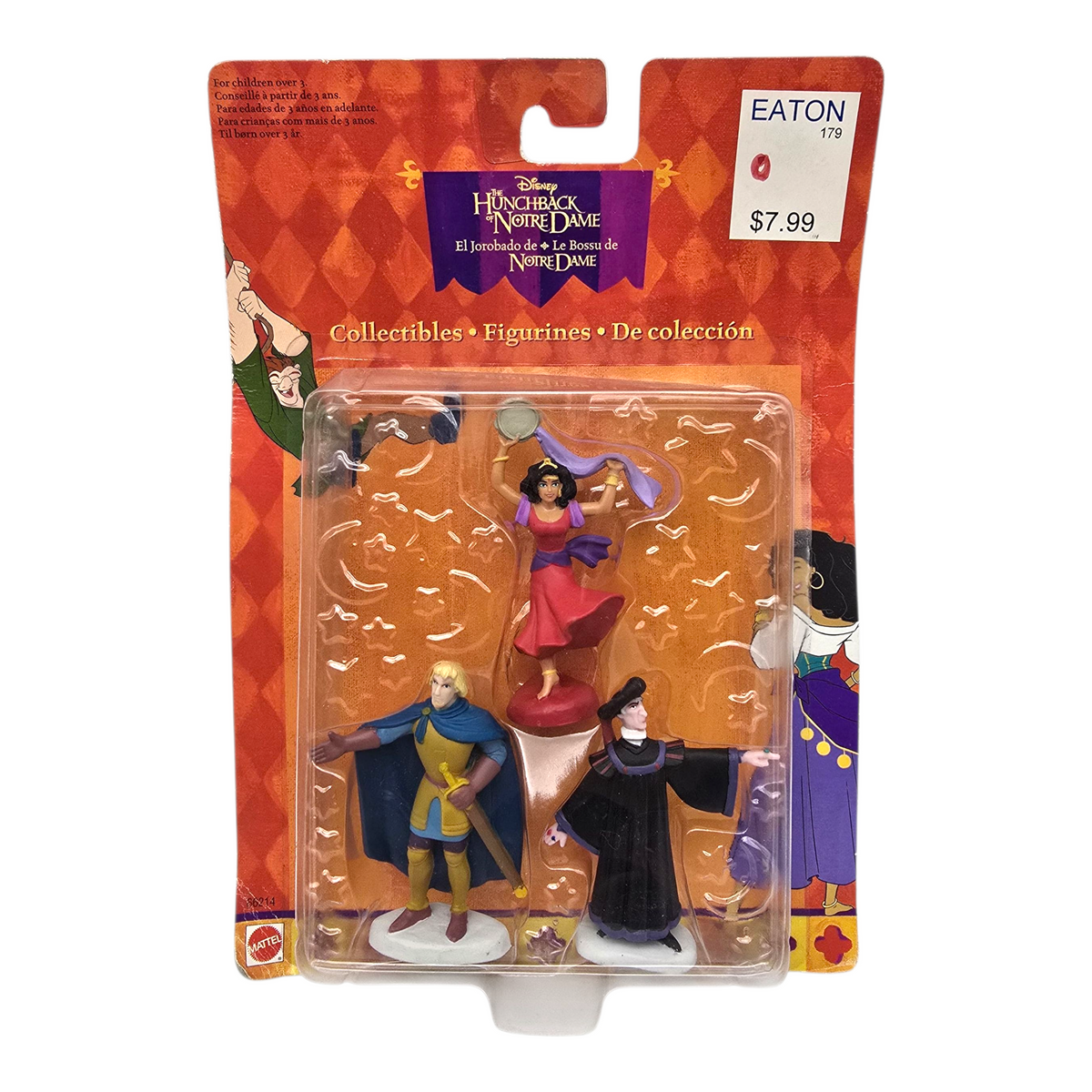 Set de Figuras Jorobado de Notre Dame Mattel Vintage