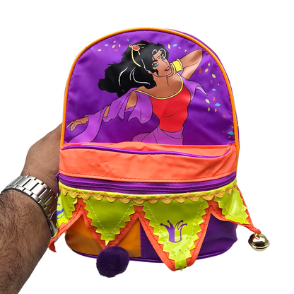 Mini mochilita Jorobado de Notre Dame Mattel Vintage Pyramid Backpack pequeña vinyl