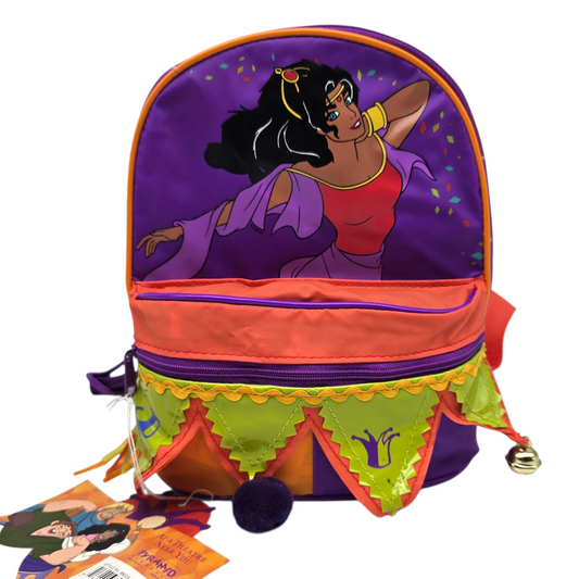 Mini mochilita Jorobado de Notre Dame Mattel Vintage Pyramid Backpack pequeña vinyl