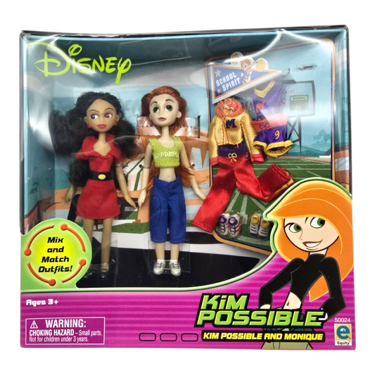 Set de muñecas vintage Kim Possible. Muñecas pequeñas.