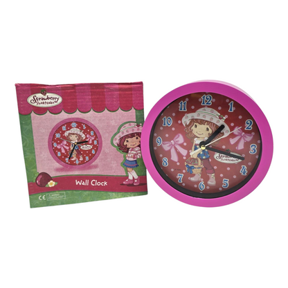 Reloj de pared Rosita Fresita Vintage 15 cms aprox. Funcionan con batería