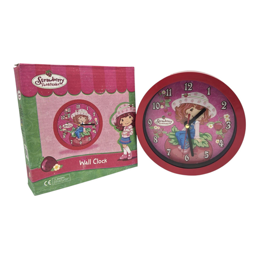 Reloj de pared Rosita Fresita Vintage 15 cms aprox. Funcionan con batería