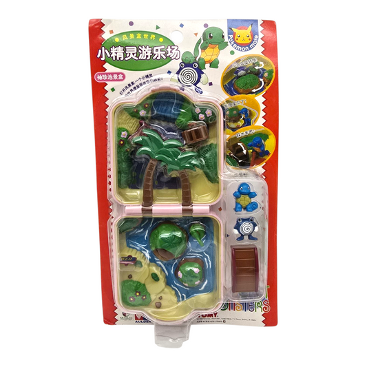 Set de Pokémon Squirtle Vintage Tomy tipo Polly Pocket