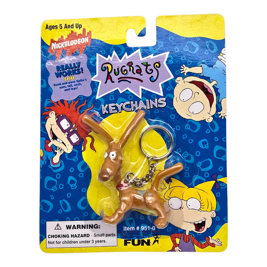 Llavero posable Rugrats vintage Firulais Viacom año 1997